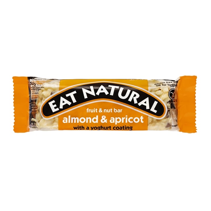 Eat Natural Αμύγδαλο & Βερίκοκο με επικάλυψη Γιαουρτιού 50γρ